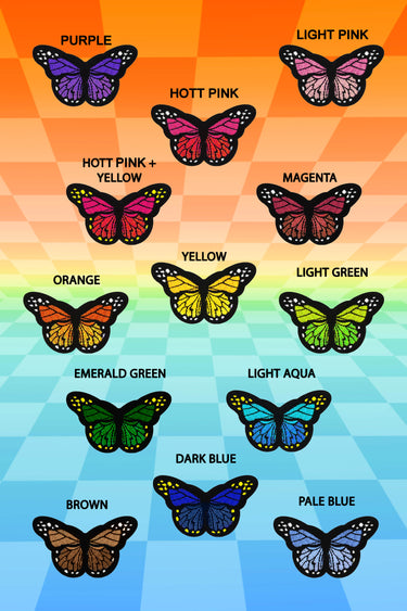 Butterfly Splatter Patch Bucket Hat